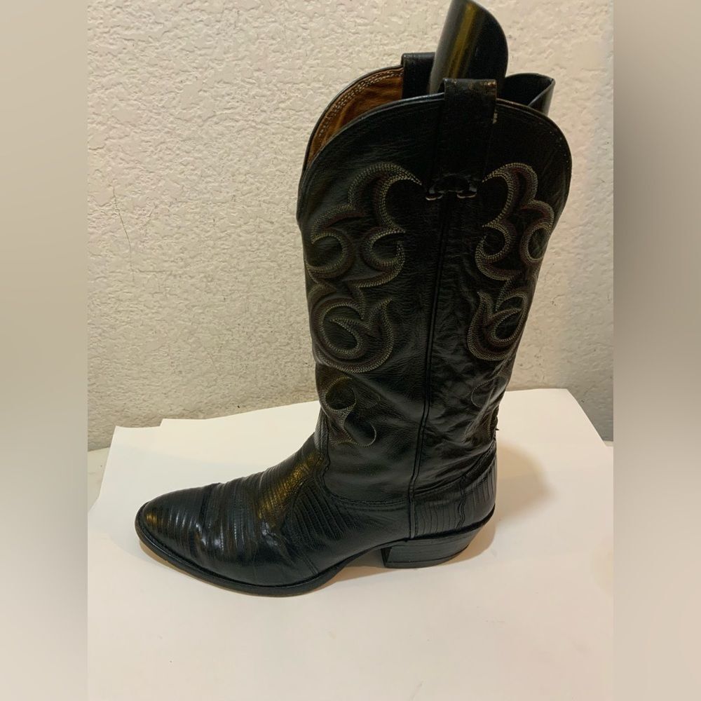 Nocona Lizard Black‎ Boots Men's 10D